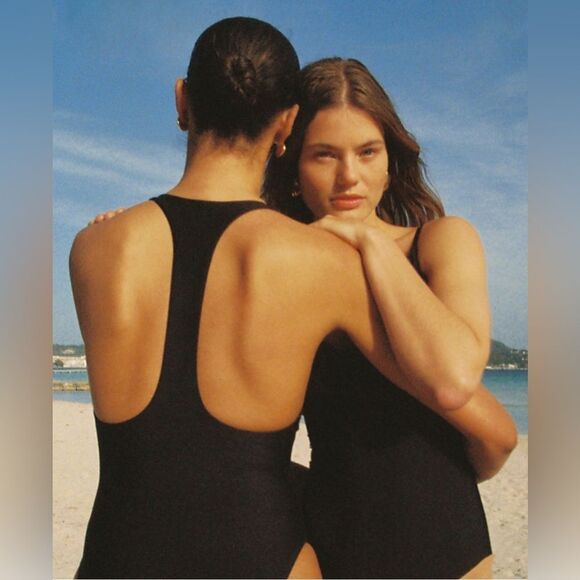 NWT J CREW Gail one-piece in Classic Sculpt™ in black - Picture 9 of 13